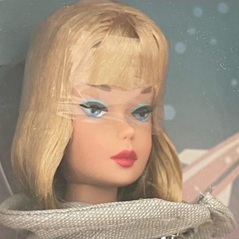 Barbie 60th Anniversary Miss Astronaut 1965 Doll in Gray Suit NWT